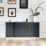 Outlet - Iliana Extendable Radiator Cover in Charcoal Grey - Image 4