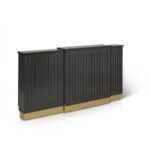 Outlet - Iliana Extendable Radiator Cover in Charcoal Grey - Image 9