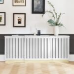 Iliana Extendable Radiator Cover - Snow White