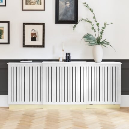 Iliana Extendable Radiator Cover - Snow White