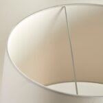 Helland Bronze Lamp with Coningsby White Shade - 40cm - Image 3