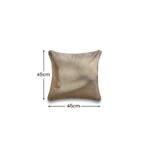 Alford 45x45cm Piped Edge Scatter Cushion Cover - Soft Beige - Image 7