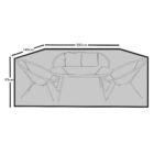 Small Conversation Set Garden Furniture Cover - Eaden - Halston - Cote - Aria - Harrelson  Indra  & Rowan Sets - Image 8