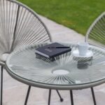 Outlet - Indra String Bistro Set - Grey - Image 5