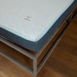 Indy King Size Platform Bed - Grey Metal - Image 3