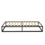 Indy Single Platform Bed - Black Metal - Image 4