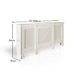 Outlet - Jack Adjustable Radiator Cover - Snow White - Image 8