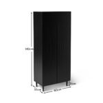Jack Shoe Cabinet - Geometric - Black - Image 9