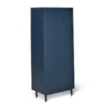 Jack Geometric Large Shoe Cabinet - 2 Door - Blue - Image 5