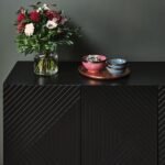 Jack 3 Door Large Sideboard - Geometric Black - Image 3
