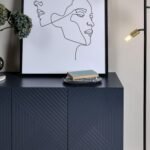 Outlet - Jack Sideboard - Geometric Midnight Blue - Image 3