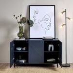 Outlet - Jack Sideboard - Geometric Midnight Blue - Image 4