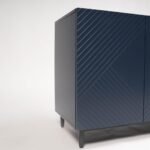 Outlet - Jack Sideboard - Geometric Midnight Blue - Image 7