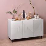 Outlet - Jack Sideboard - Geometric -White - Image 3