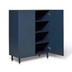 Jack Small Shoe Cabinet - Geometric - Blue - Image 7