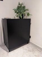 Jack 2 Door Small Sideboard - Geometric Black - Image 4
