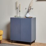 Jack 2 Door Small Sideboard - Geometric Blue - Image 6
