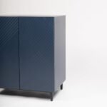 Jack 2 Door Small Sideboard - Geometric Blue - Image 9