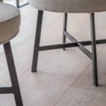 Jacob Sand Dining Chairs - Set of 2 - Black Legs - Image 4