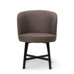 Outlet - Jacob Dining Chairs - Set of 2 - Steel Grey & Black - Image 5