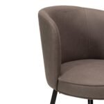 Outlet - Jacob Dining Chairs - Set of 2 - Steel Grey & Black - Image 7
