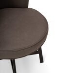 Outlet - Jacob Dining Chairs - Set of 2 - Steel Grey & Black - Image 9