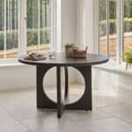 Jade 4 Seater Black Dining Table Set - Freya Sand Dining Chairs with Black Legs - Image 2
