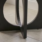 Jade 4 Seater Black Dining Table Set - Freya Sand Dining Chairs with Black Legs - Image 4