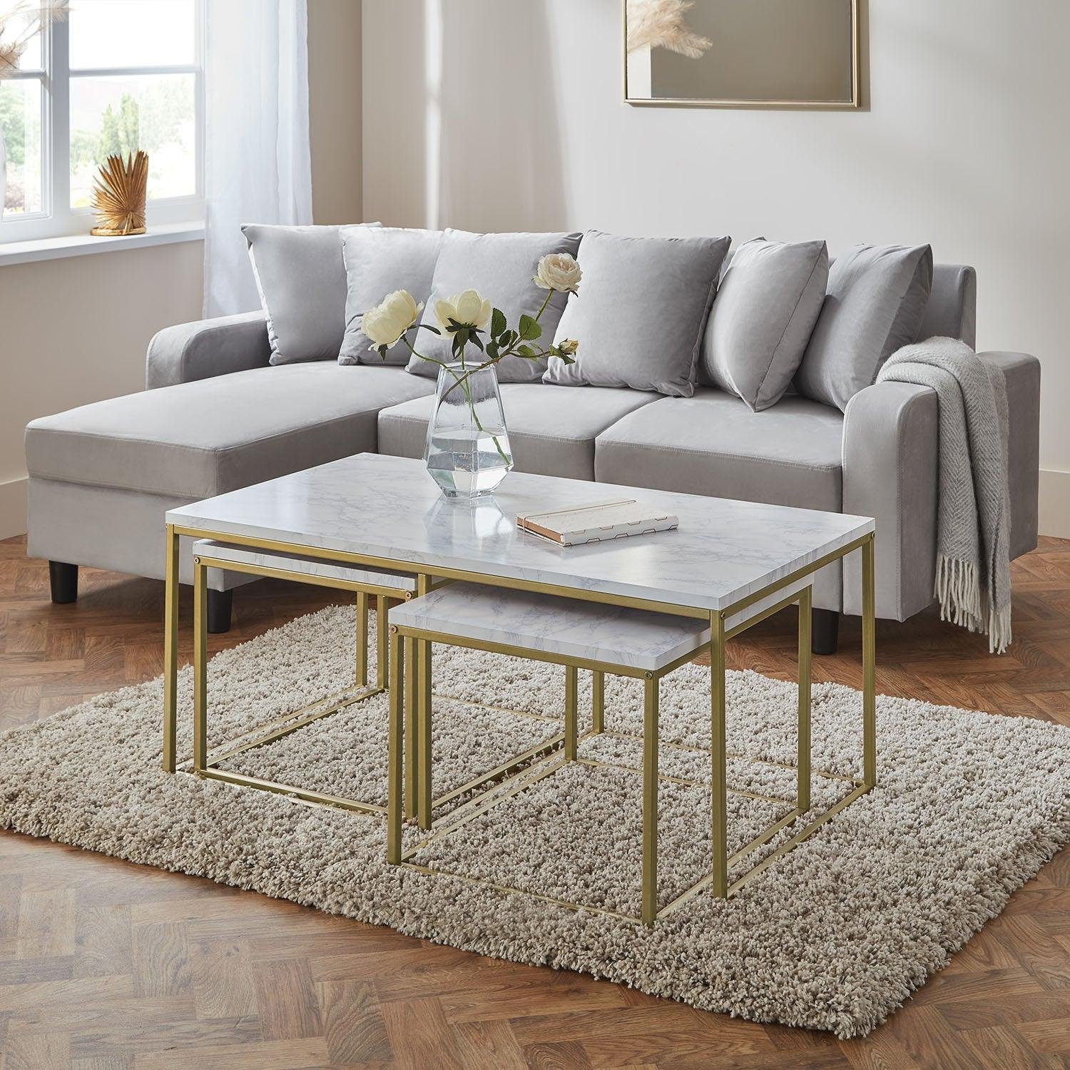 jay-coffee-table-and-side-table-set-marble-effect-and-gold-laura-james-1 Outlet - Jay Coffee Table & Side Table Set - Marble Effect & Gold