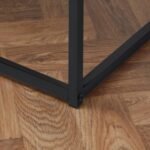 Jay Marble Effect Console Table - Black Legs - Image 2