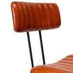 Outlet - Jayden Bar Stool - Set of 2 - Tan Leather - Image 5