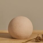 Kelton 11cm Ceramic Ball Ornament - Taupe