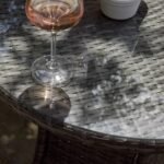 Kemble 2 Seater Rattan Garden Bistro Dining Set - Grey - Image 5