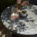 Kemble 4 Seater Garden Round Dining Table - Grey - Image 4