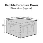 Kemble 8-Seater Furniture Cover - 255x255x90cm