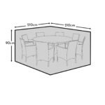 Outlet - Large Round Garden Furniture Cover - Shiro & Ashby 8 Seater Sets - Image 4