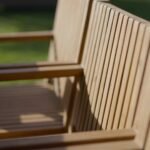 Lennox Table & 6 Lennox Armchairs with Cream LED Premium Parasol - Image 3