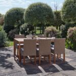 Lennox Table with 6 Oliver Dining Chairs