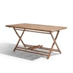 Outlet - Lila 6 Seater Bamboo Folding Garden Dining Table - Image 2