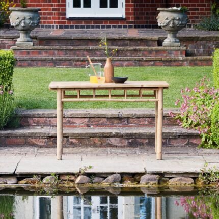 Lila Bamboo Garden Dining Table - 120cm