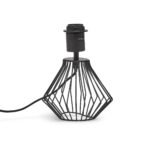 Litton 22cm Metal Table Lamp Base - Black