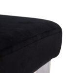 Lola Black Dining Chairs - Set of 2 - Chrome Legs - Image 6