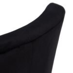 Lola Black Dining Chairs - Set of 2 - Chrome Legs - Image 7