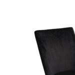 Lola Black Dining Chairs - Set of 2 - Gold Legs - Image 3
