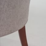 Outlet - Louis Dining Chairs - Set of 2 - Grey & Dark Wood - Image 5