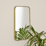 Lyndon 60X40cm Metal Rectangular Mirror - Gold