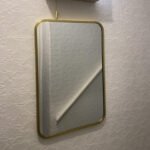 Lyndon 60X40cm Metal Rectangular Mirror - Gold - Image 2