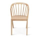 Mabel Whitewash Oak Dining Chairs - Set of 2 - Image 5
