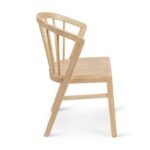 Mabel Whitewash Oak Dining Chairs - Set of 2 - Image 7