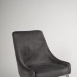 Outlet - Maeve Dining Chairs - Set of 2 - Grey & Chrome - Image 5